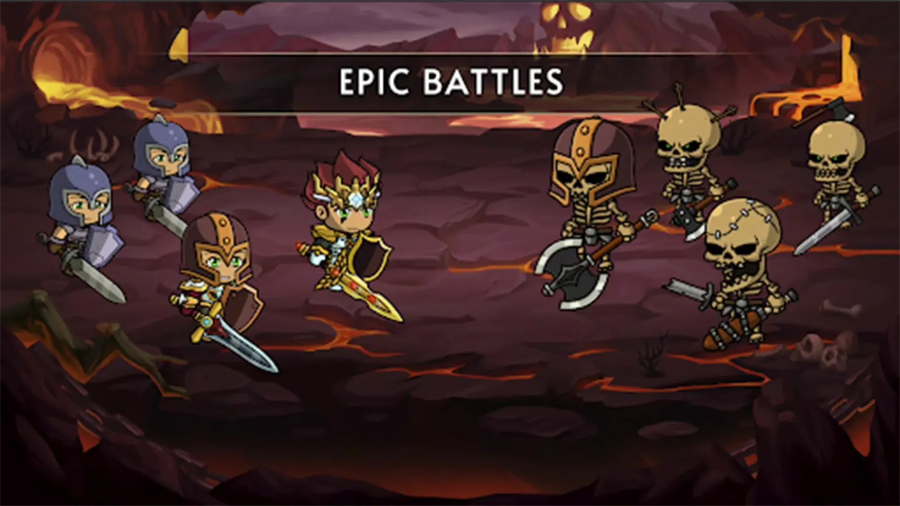 Capturas de tela do Idle rpg - hero auto battles