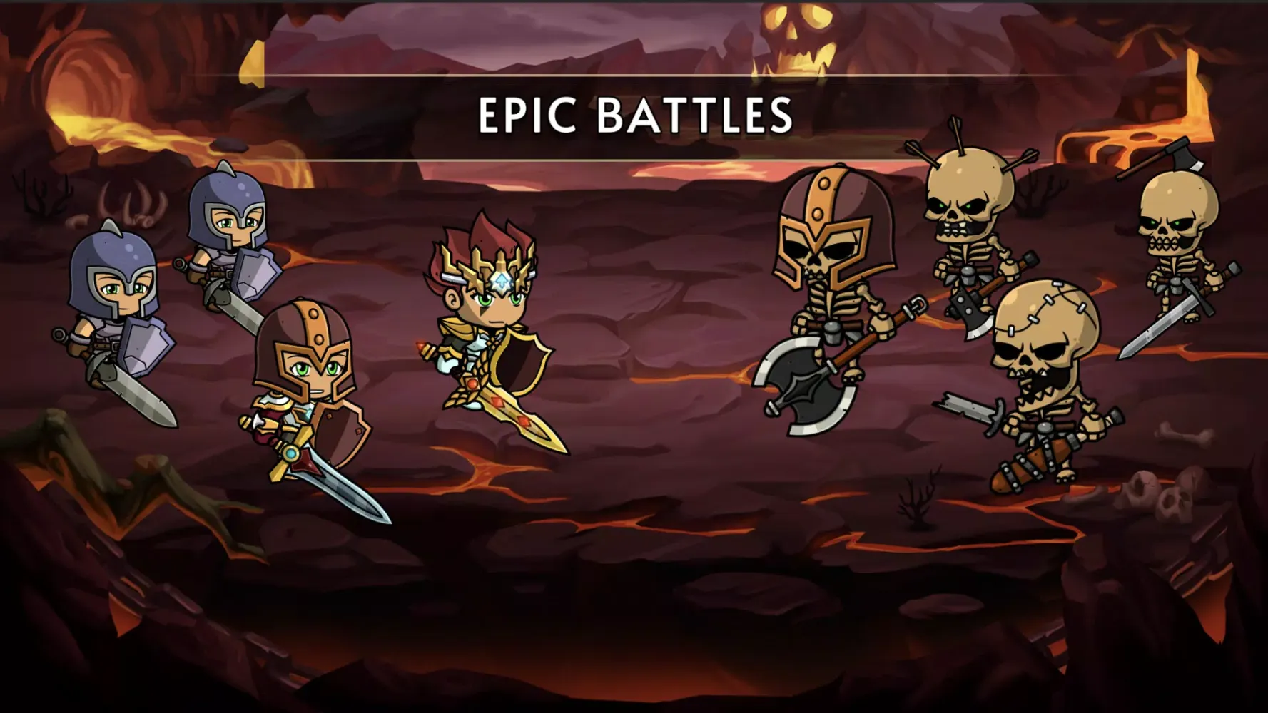 Capturas de tela do Idle rpg - hero auto battles