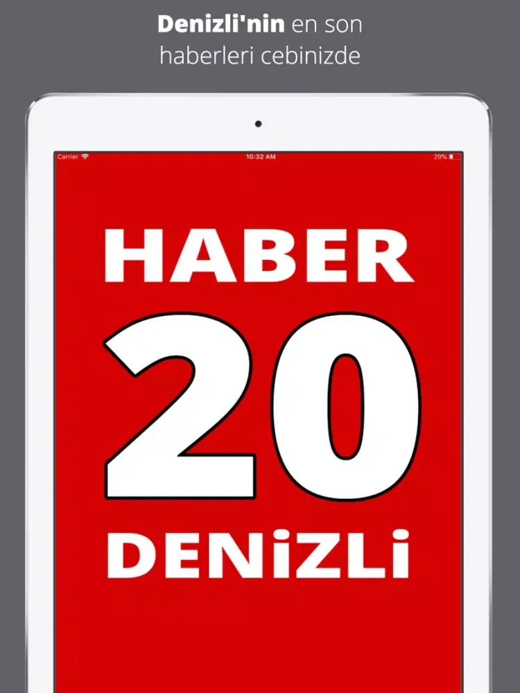Haber20Denizli iPad  Screenshots