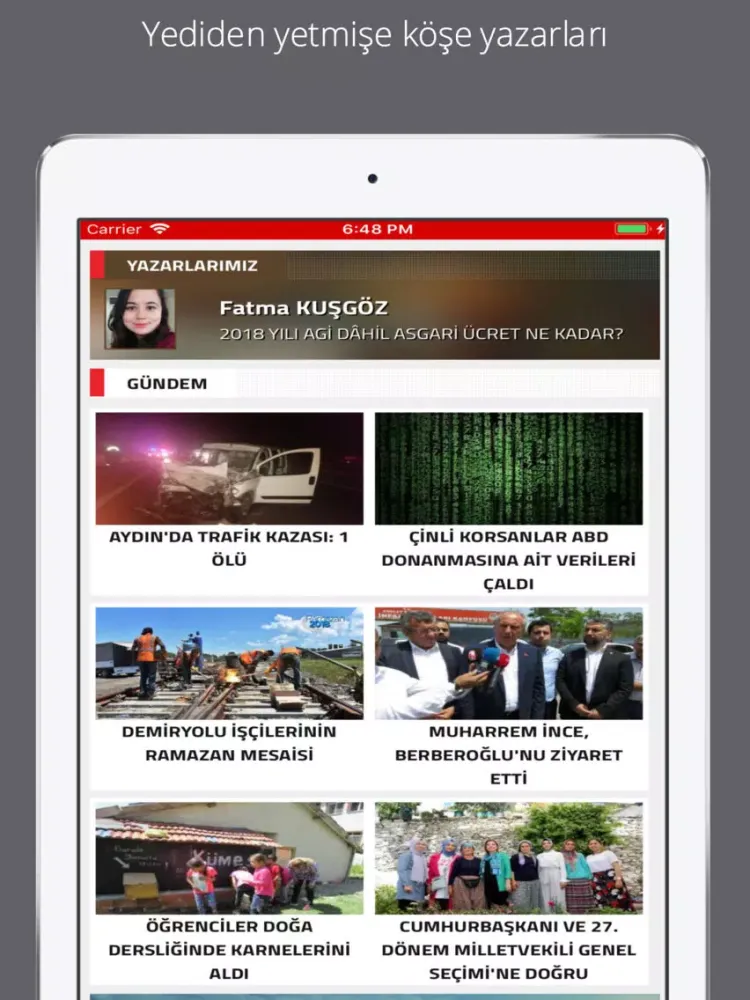 Haber20Denizli iPad  Screenshots