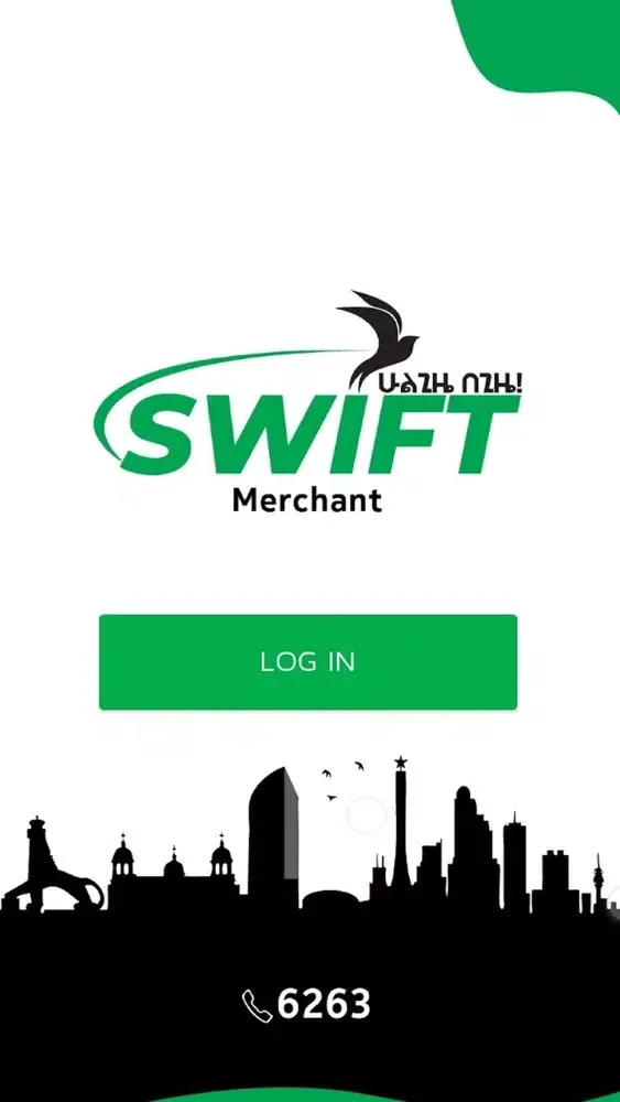 Tangkapan layar Swift Merchant