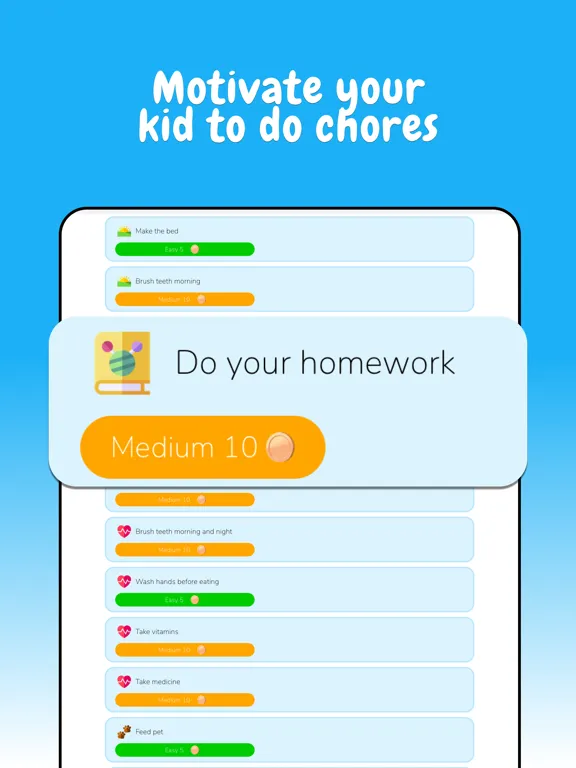 Capturas de pantalla de Chore Chart: Habit Owl iPad 