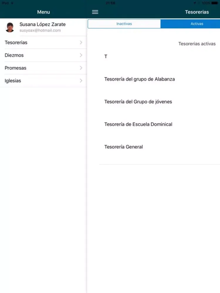 Zrzuty ekranu Finanzas - Hablemos de iglesia iPad 