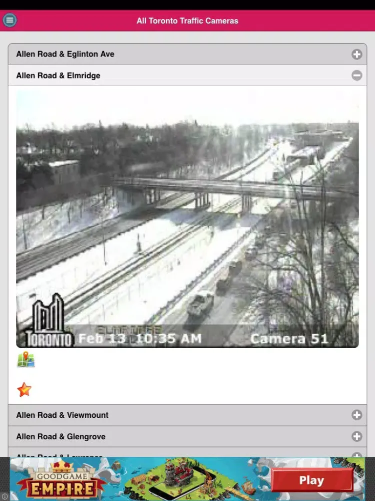 صور Toronto Traffic Cams iPad 