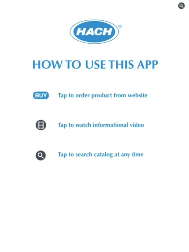 Zrzuty ekranu Hach Master Catalog iPad 