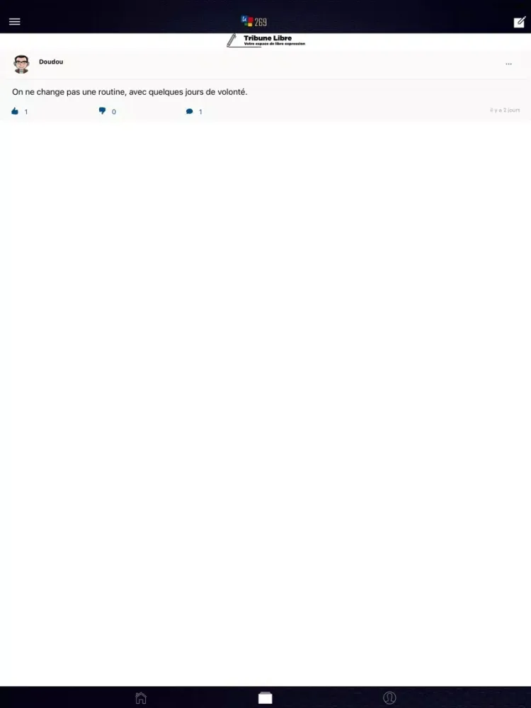 Ảnh chụp màn hình của Le269 iPad 
