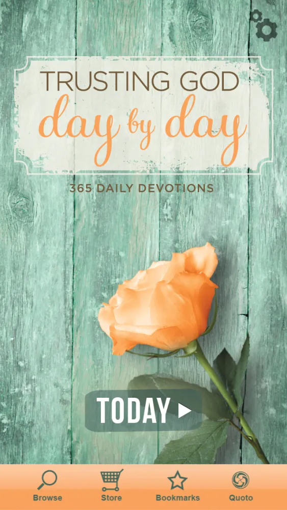 Ảnh chụp màn hình của Trusting God Day by Day