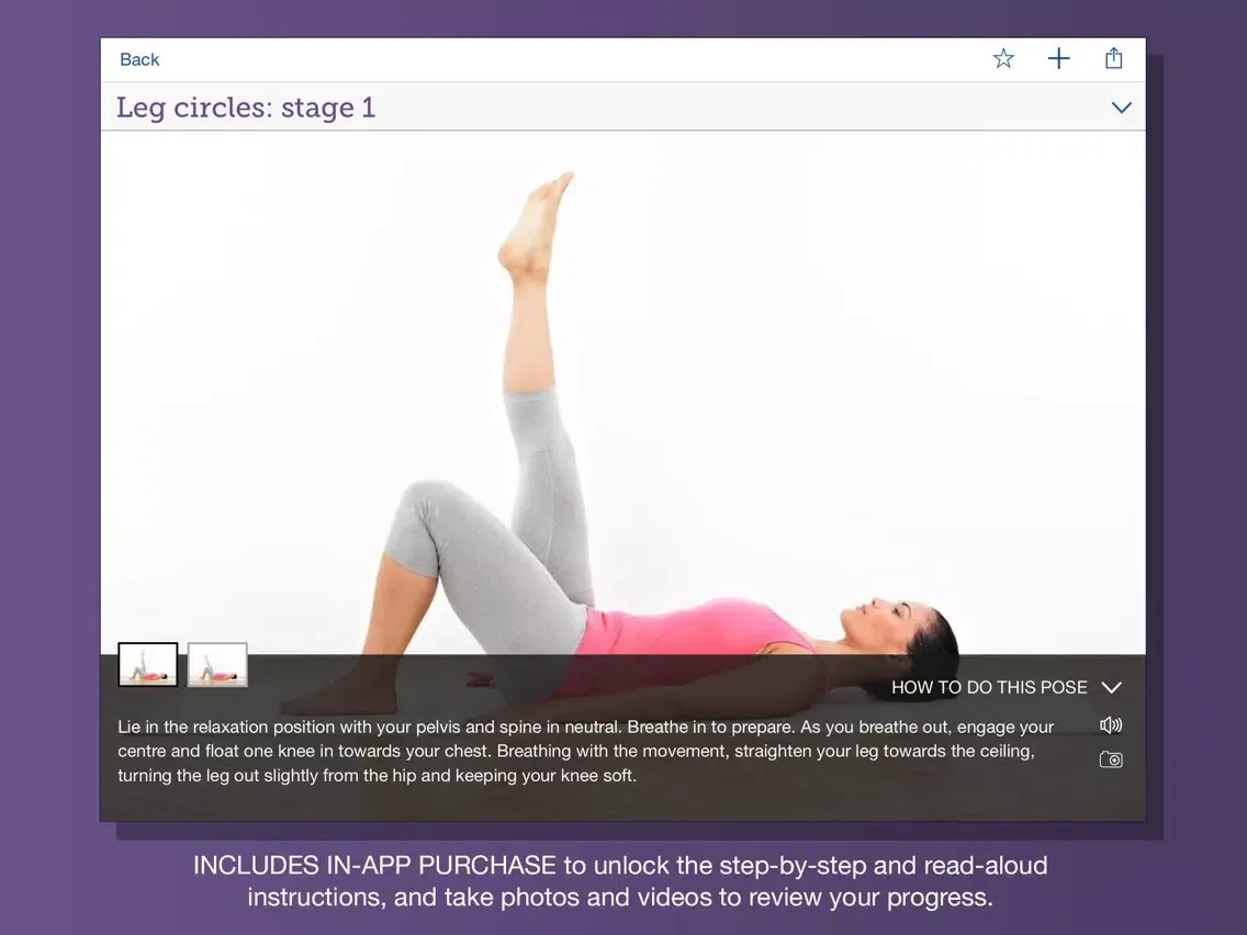 Ảnh chụp màn hình của My Pilates Guru: Pilates exercises for fitness, well-being and relaxation iPad 