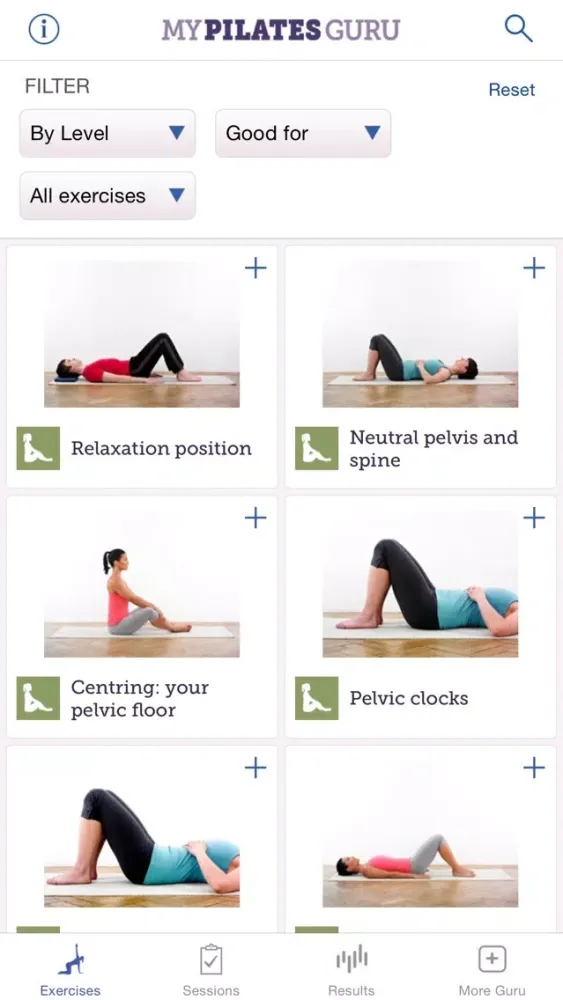 Ảnh chụp màn hình của My Pilates Guru: Pilates exercises for fitness, well-being and relaxation