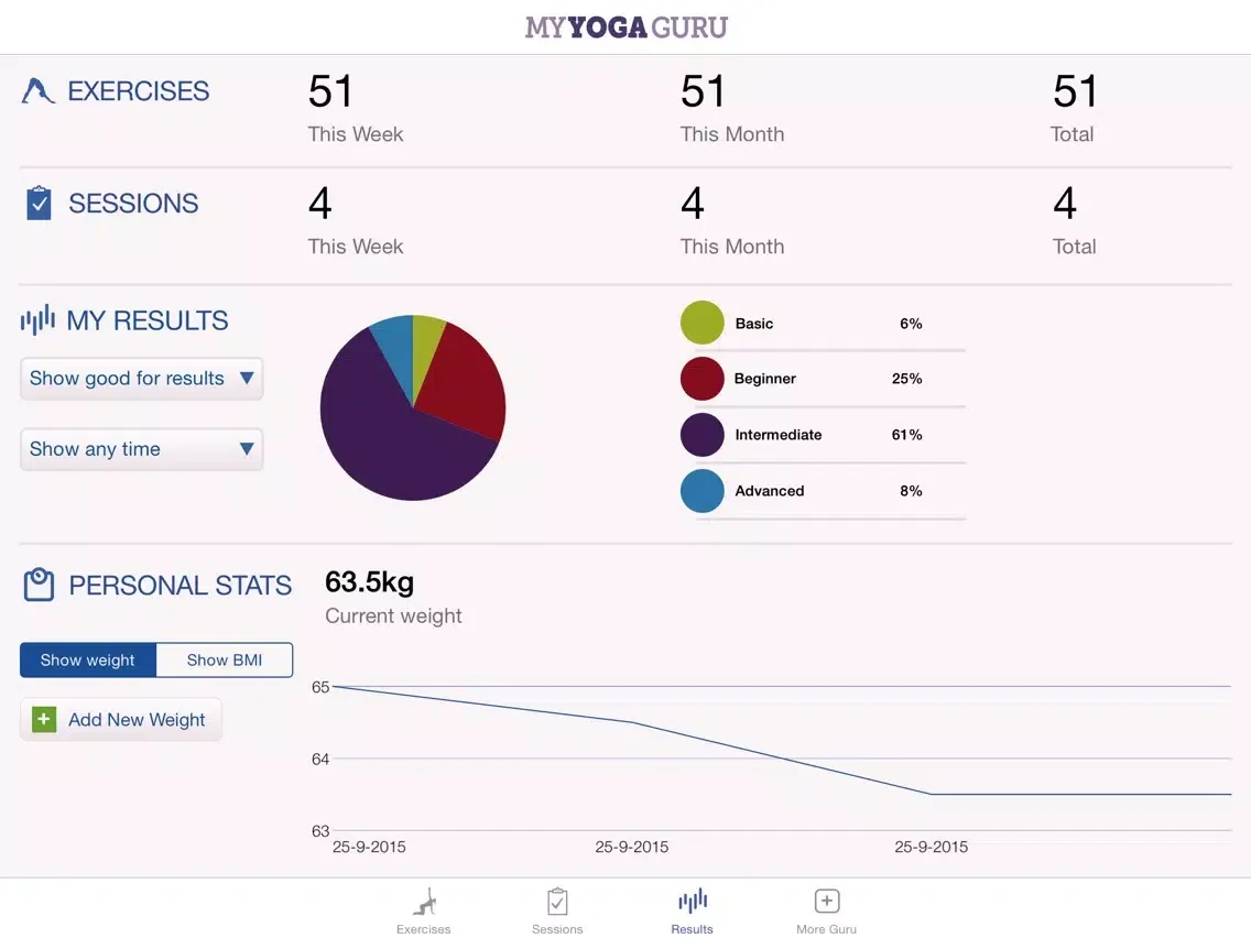 My Yoga Guru: yoga exercises for fitness, well-being and relaxation iPad  スクリーンショット