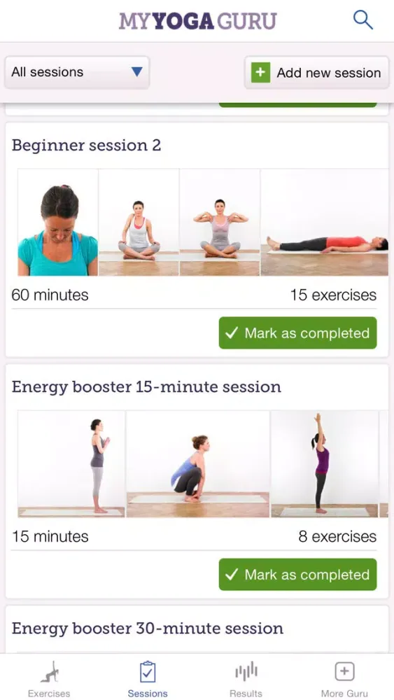 My Yoga Guru: yoga exercises for fitness, well-being and relaxation スクリーンショット