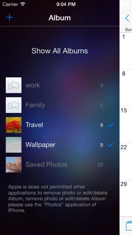 PhotoCalendar Free - Photo Management,Editor,Sharing应用截图