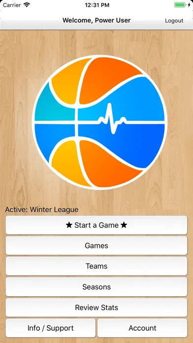 Basketball Stat Tracker Live应用截图