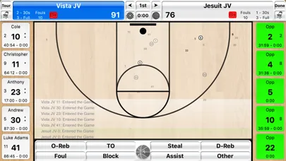Basketball Stat Tracker Live应用截图