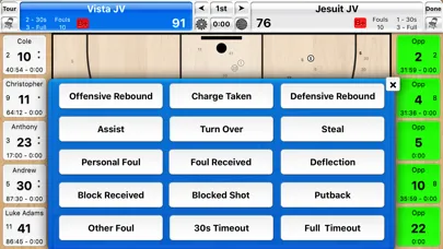 Basketball Stat Tracker Live应用截图