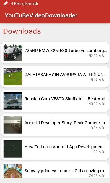Ảnh chụp màn hình của Youtube Downloader