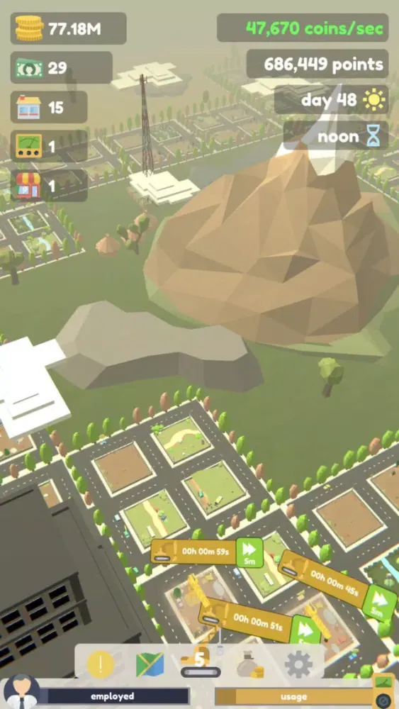 Tangkapan layar CityScape Sim