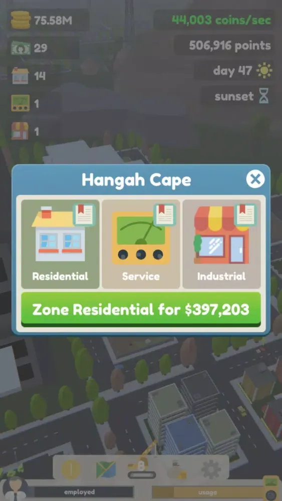 Tangkapan layar CityScape Sim