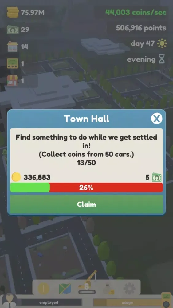 Tangkapan layar CityScape Sim