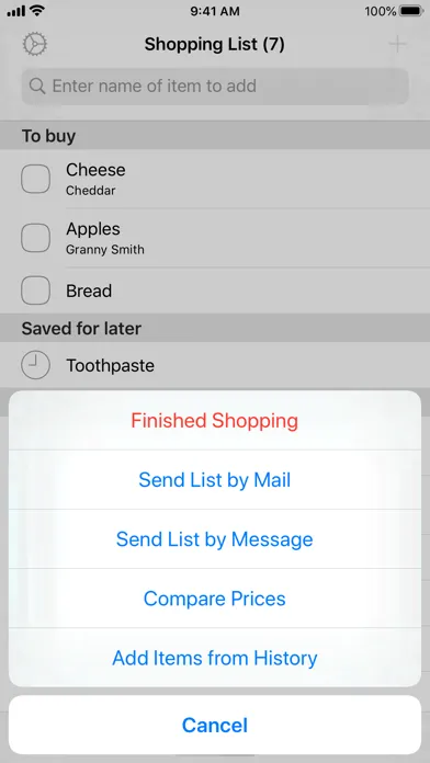 Capturas de pantalla de Easy Shopping List