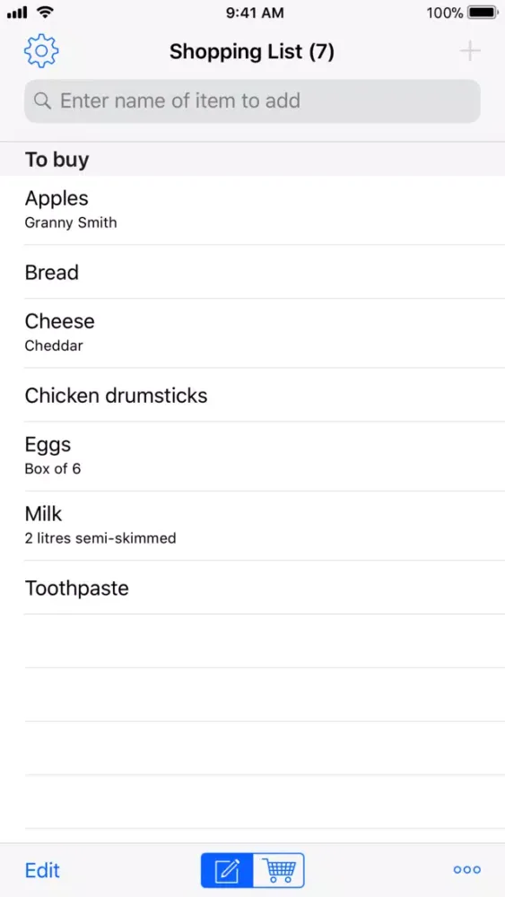 تصاویر Easy Shopping List Lite
