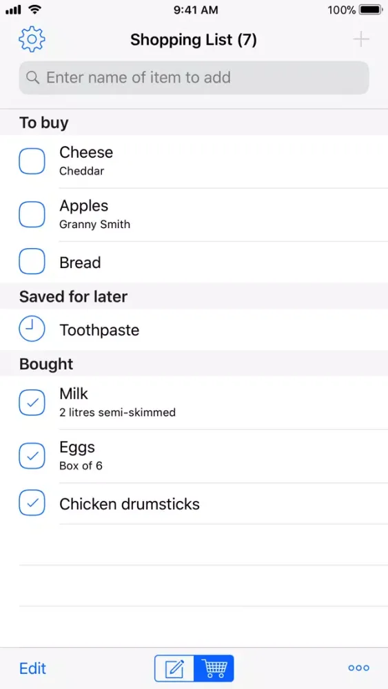تصاویر Easy Shopping List Lite