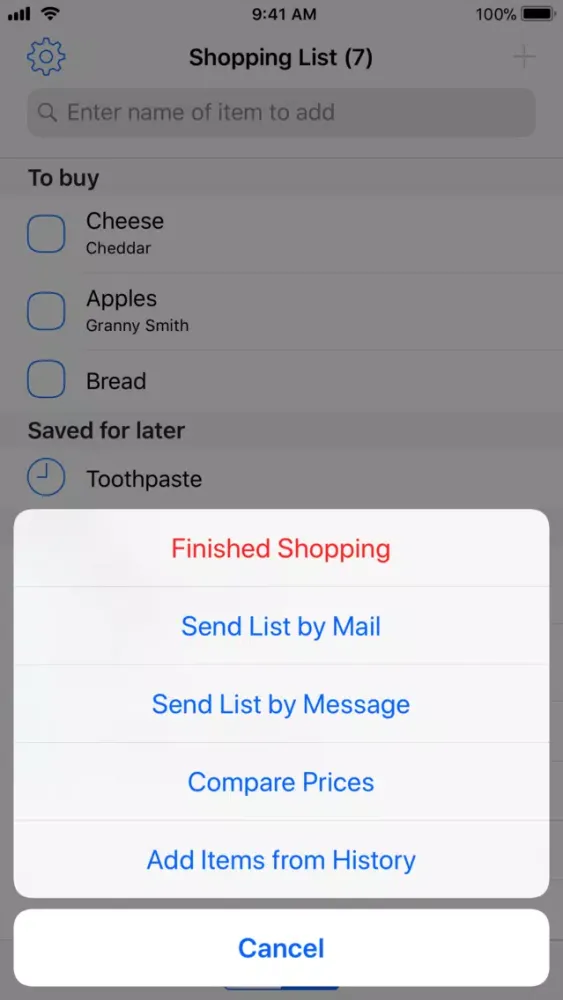 تصاویر Easy Shopping List Lite