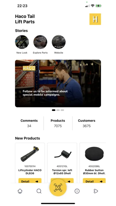 Haco Tail Lift Parts Scanner 스크린샷
