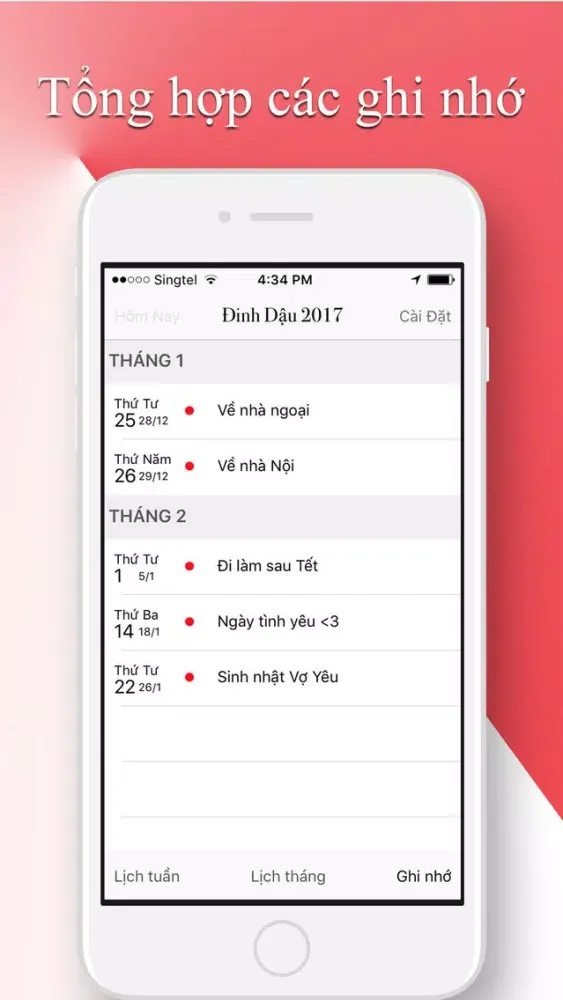 Captures d'écran de Lịch Túi Âm Lịch Vạn Niên