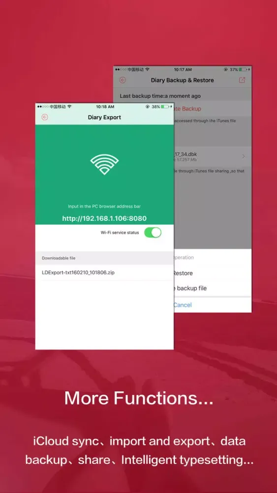 Captures d'écran de Lazy Diary - Support richedit private diary