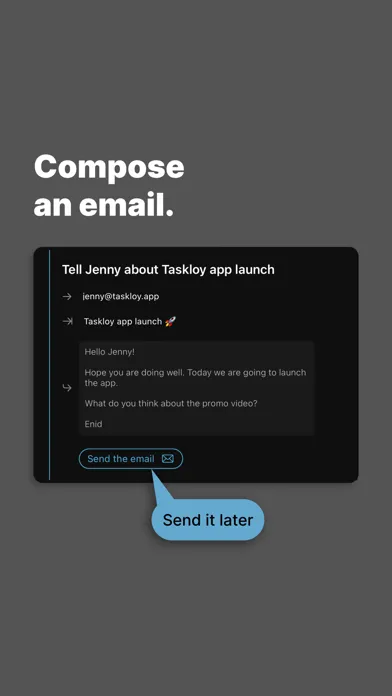 Screenshot di Taskloy