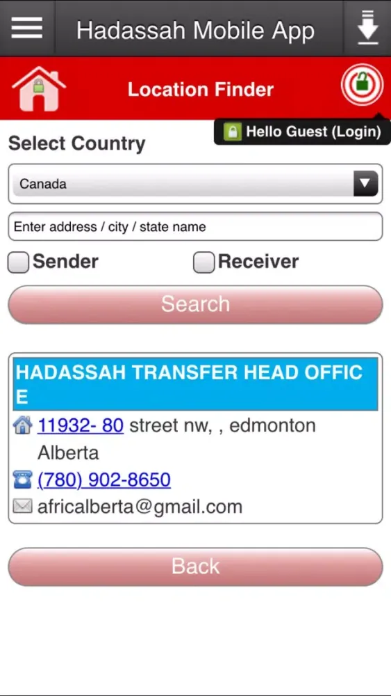 Hadassah Mobile App Ekran Görüntüleri