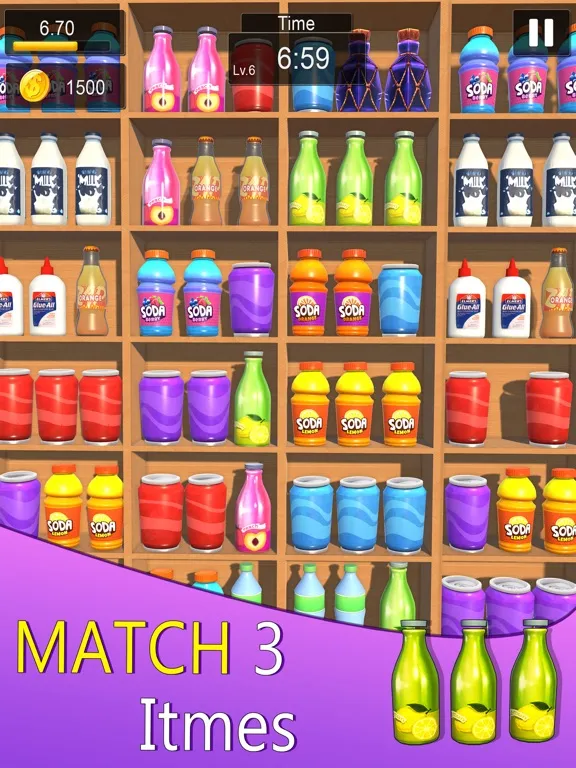 Ảnh chụp màn hình của Goods Merge: Triple Master 3D iPad 