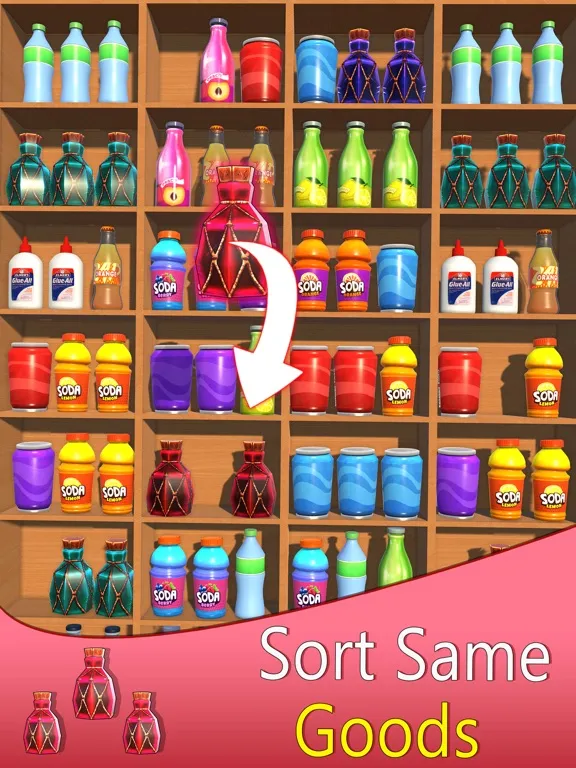 Ảnh chụp màn hình của Goods Merge: Triple Master 3D iPad 