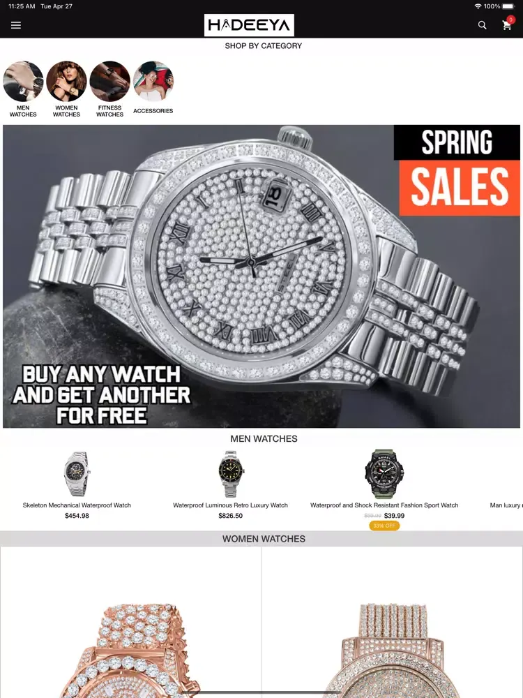 HADEEAYA LUXURY WATCHES iPad  Screenshots