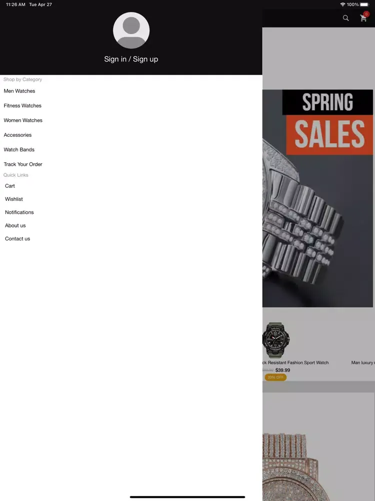 HADEEAYA LUXURY WATCHES iPad  Screenshots