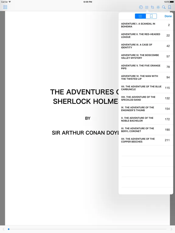 Capturas de tela do HLL Pdf Reader iPad 