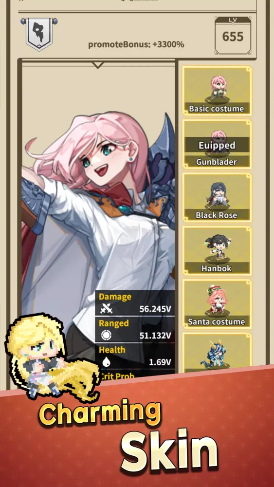 Gunblade Girl Idle AFK RPG Screenshots