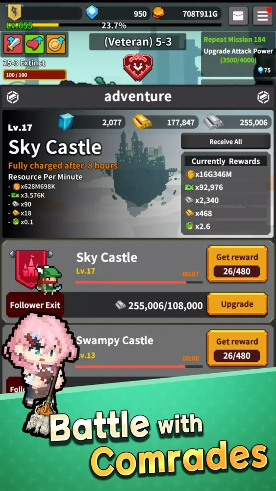 Gunblade Girl Idle AFK RPG Screenshots