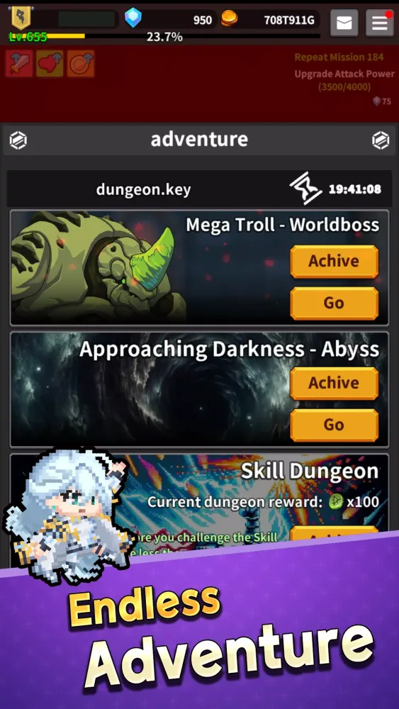 Gunblade Girl Idle AFK RPG Screenshots