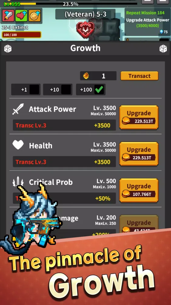 Gunblade Girl Idle AFK RPG Screenshots