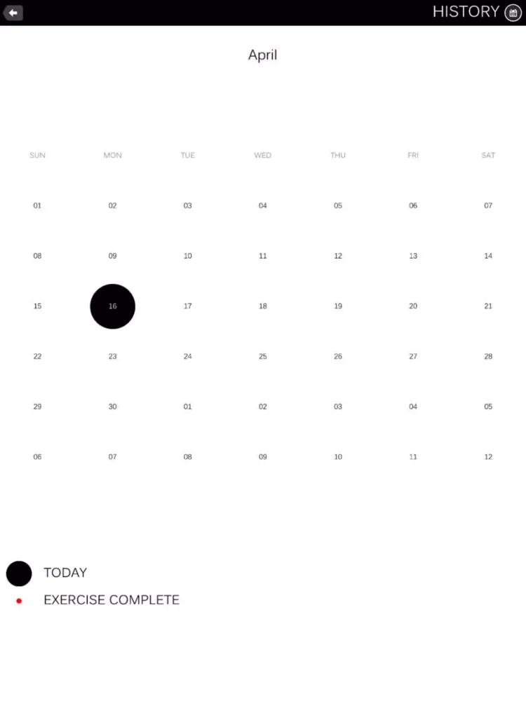 Workout challenge 7 Minutes iPad  Screenshots