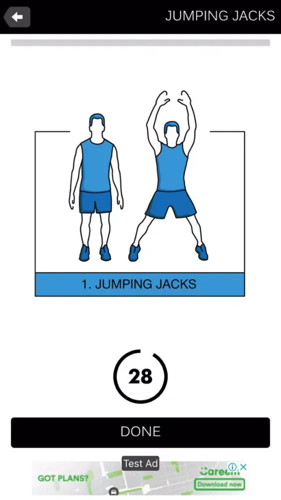 Workout challenge 7 Minutes Screenshots
