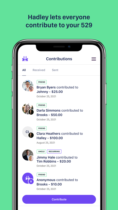 صور Hadley: Your 529 Plan App