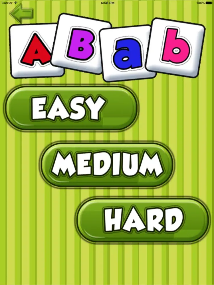Zrzuty ekranu Spanish Alphabet Find iPad 