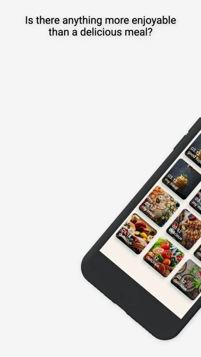 Foodiary - easy meal diary Screenshots