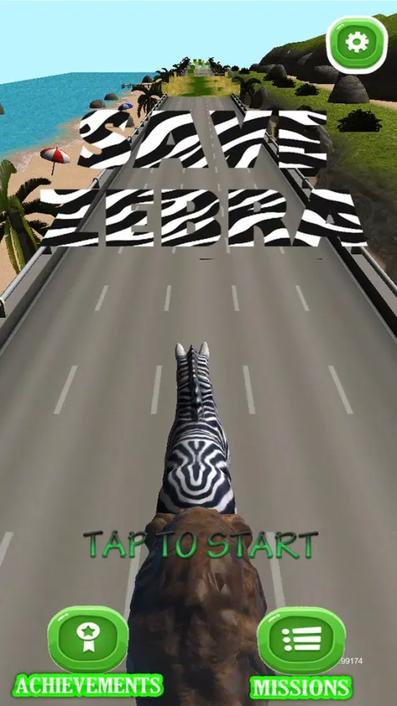 ภาพหน้าจอของ save the Zebra