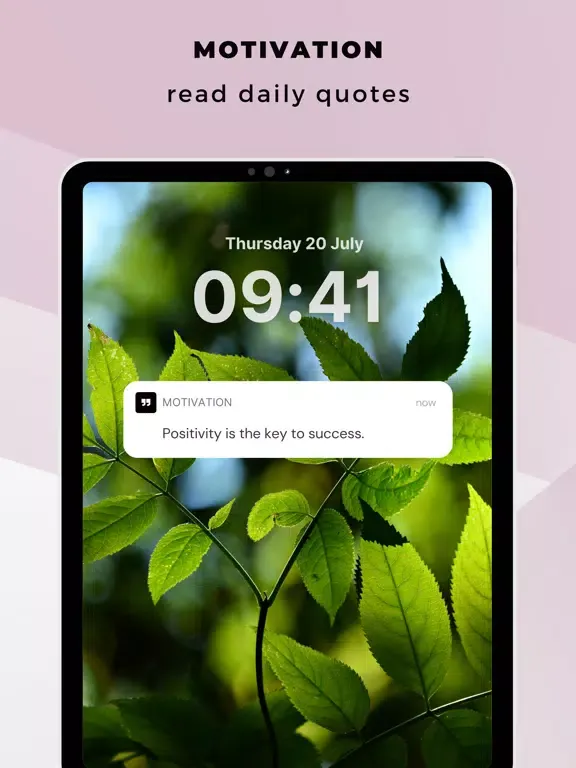 Captures d'écran de Inspiration - Daily Quotes iPad 