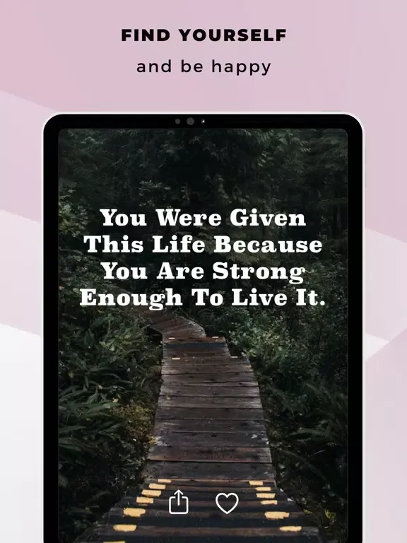 Captures d'écran de Inspiration - Daily Quotes iPad 
