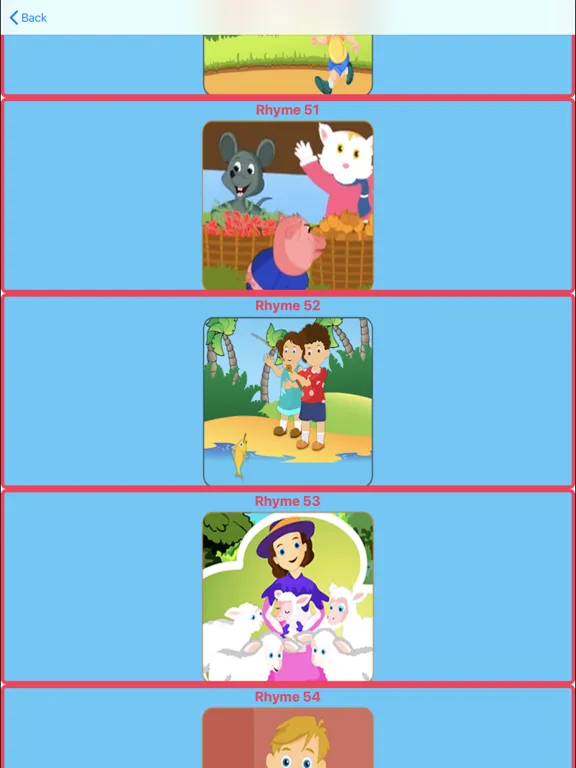 100 Top Best Kg Nursery Rhymes iPad  Screenshots